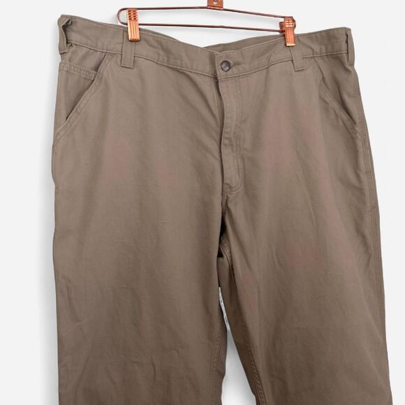 Carhartt Tan Workwear-Core Relaxed Fit Khaki Pants Rugged Utility Classic 40x32 - Picture 5 of 7